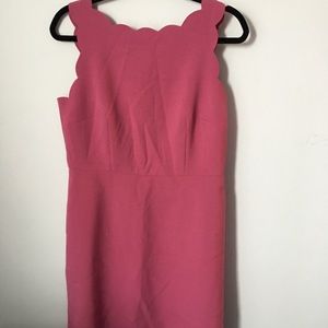 Never worn lilac scalloped LOFT dress, size 10